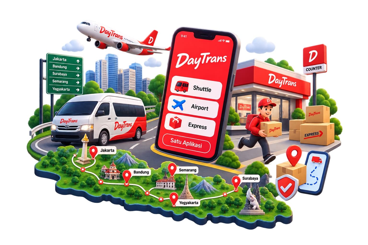Armada dan counter DayTrans
